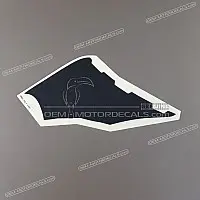 HONDA Rechter onderkuip sticker, rechterzijde 64401-MAS-750ZB