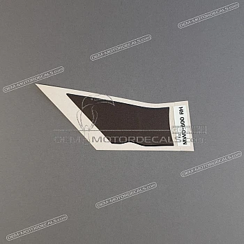 Belly pan decal, right side
