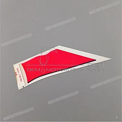 Belly pan decal, right side