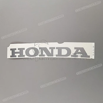 Belly pan decal, right side