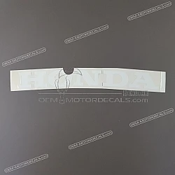 Belly pan decal, right side