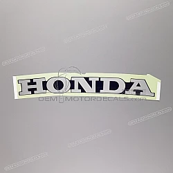 Belly pan decal, right side