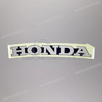 Belly pan decal, right side