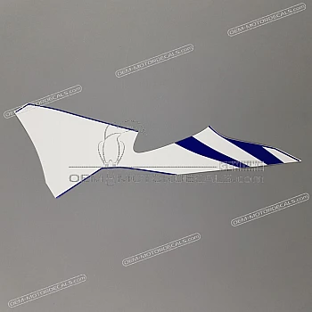 Side cowling decal, left side