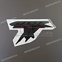 Lower cowl CBR graphic, left side
