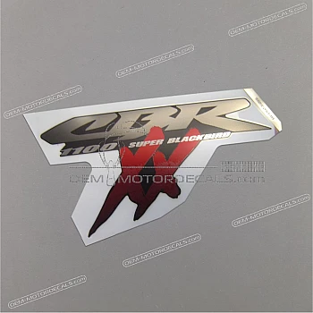 Side cowling decal
