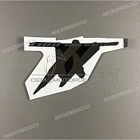 HONDA Autocollant inférieur de carénage CBR, inférieur 64419-MAT-H00ZA