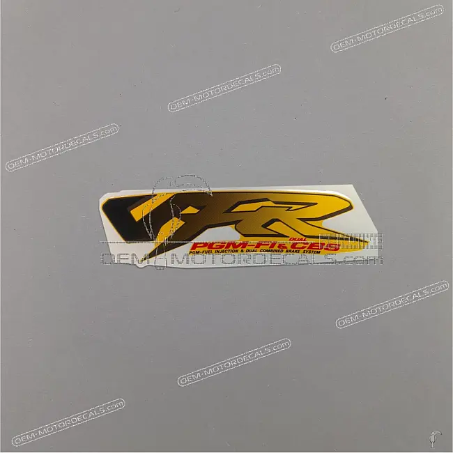 Honda VFR800 Autocollant VFR flanc carénage avant droit côté droit OEM 64440MBG790ZC