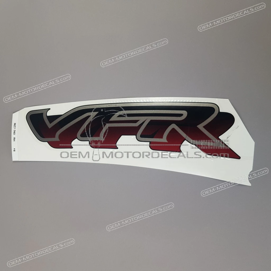 Autocollant VFR Honda flanc de carénage droit côté droit OEM 64440MZ7740ZC