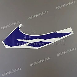 Belly pan decals set, left side