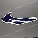 Left side fairing stripe decal