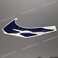 HONDA Autocollant de bande latérale gauche 64451-MAS-E10ZB