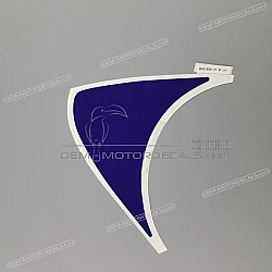 Belly pan decal, left side