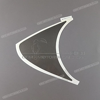 Belly pan decal, left side