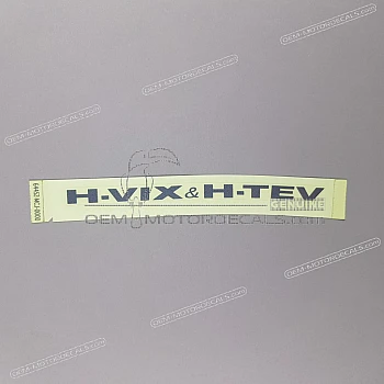Belly pan decal, right side