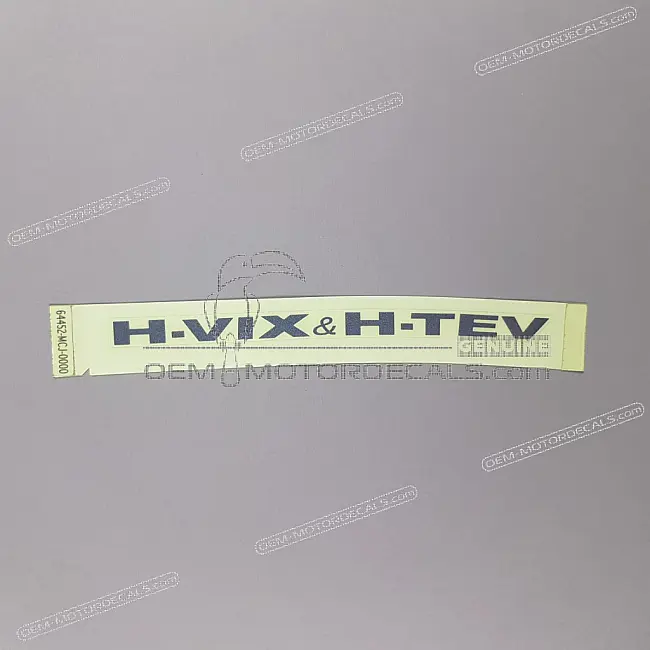 Honda CBR900RR Emblema carena centrale destra H-VIX lato destro OEM 64452MCJ000