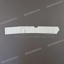 Belly pan decal, left side