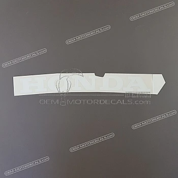 Belly pan decal, left side