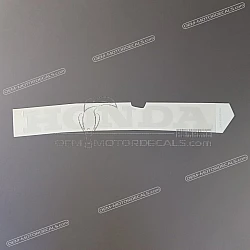 Belly pan decal, left side