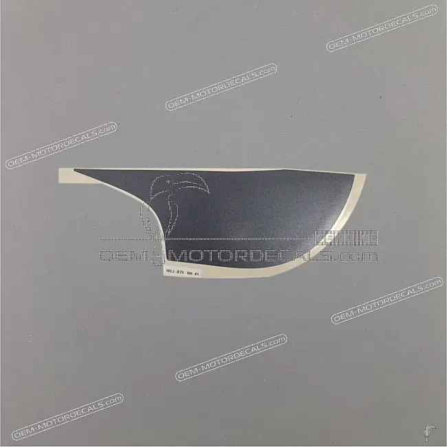 Honda CBR900RR Adesivo carena inferiore destra OEM 64453MCJ870ZA