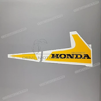 Side cowling decal, right side