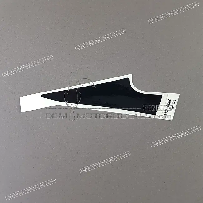 Honda CBR600RR Naklejka na osłonę wlotu powietrza prawa strona OEM 64585MEE000ZA oryginalna fabryczna grafika.