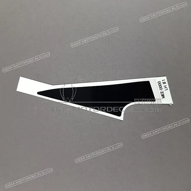 Honda CBR600RR Naklejka na osłonę wlotu powietrza Lewa Strona OEM 64595MEE000ZA