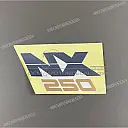 Left side fairing NX 250 Dominator stripe