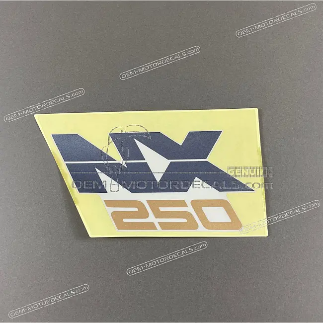 Honda NX250 Dominator Linke Seitenverkleidung Aufkleber Linke Seite OEM 64603KW3670ZD