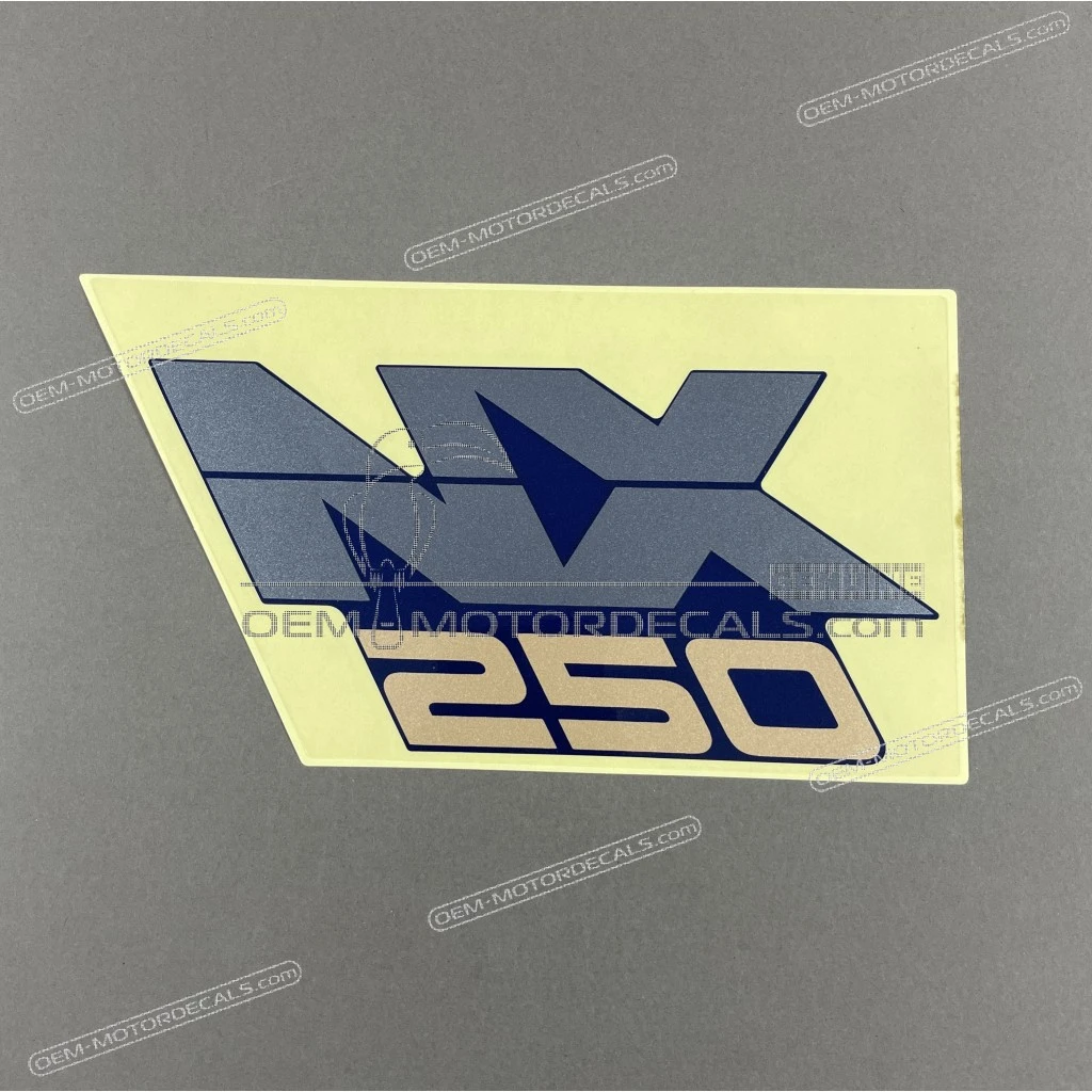 Autocollant Honda NX250 Dominator carénage gauche côté gauche OEM 64604KW3670ZA