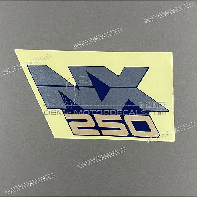 Honda NX250 Dominator linker Verkleidungsaufkleber linke Seite OEM 64604KW3670ZA