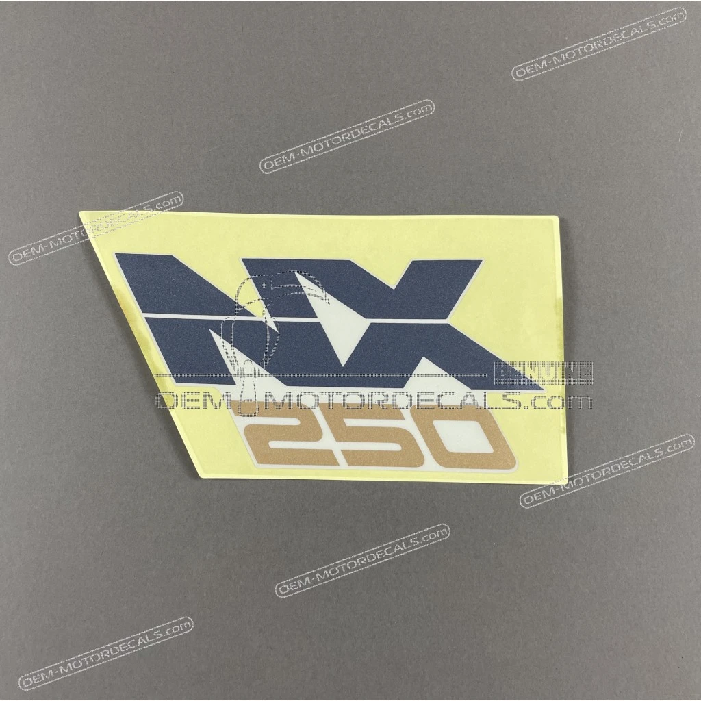 Honda NX250 DOMINATOR Naklejka na prawą owiewkę Prawa strona OEM 64604KW3670ZD