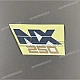 Honda NX250 DOMINATOR Naklejka na prawą owiewkę Prawa strona OEM 64604KW3670ZD