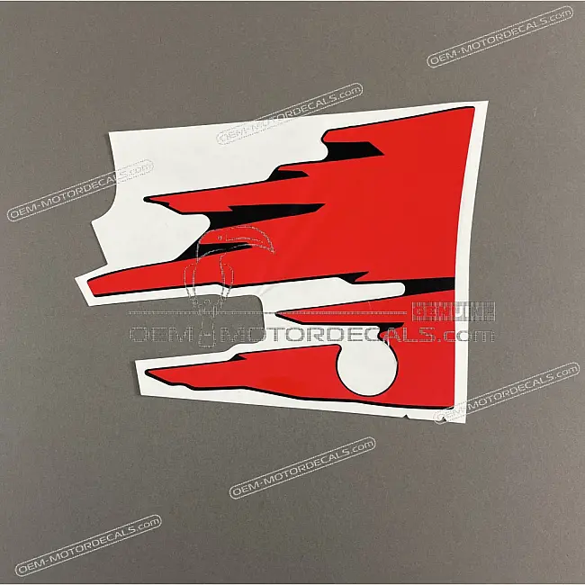 Honda NX250 Dominator Adesivo Fiancata Destra OEM 64614KBK750ZB Grafica Originale di Fabbrica