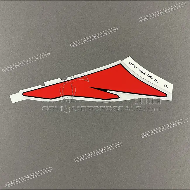 Honda NX250 Dominator Adesivo Fiancata Sinistra OEM 64621KBK750ZB