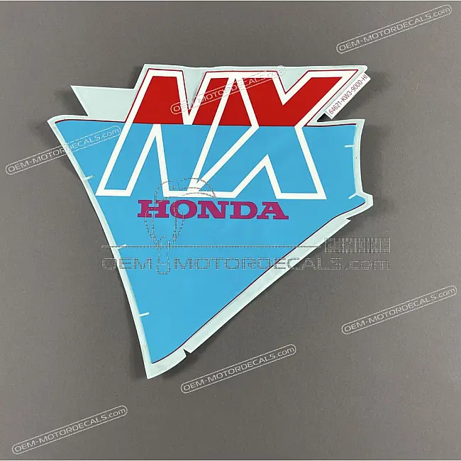Autocollant Honda NX250 Dominator flanc gauche Dominator Gauche OEM 64621KW3900ZB