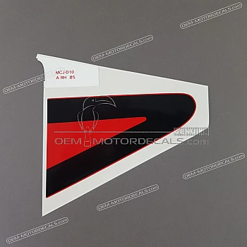 Side cowling decal, right side