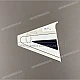 Honda CBR900RR Adesivo carena inferiore sinistra A OEM 64812MCJ750ZB Grafica originale di fabbrica