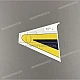 Grafica adesiva originale Honda CBR900RR per carena inferiore sinistra OEM 64812MCJ750ZC