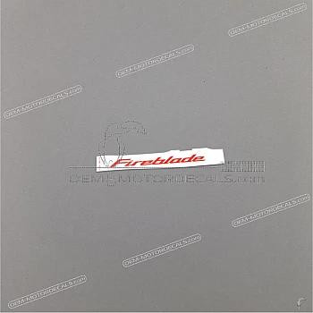 Side cowling decal