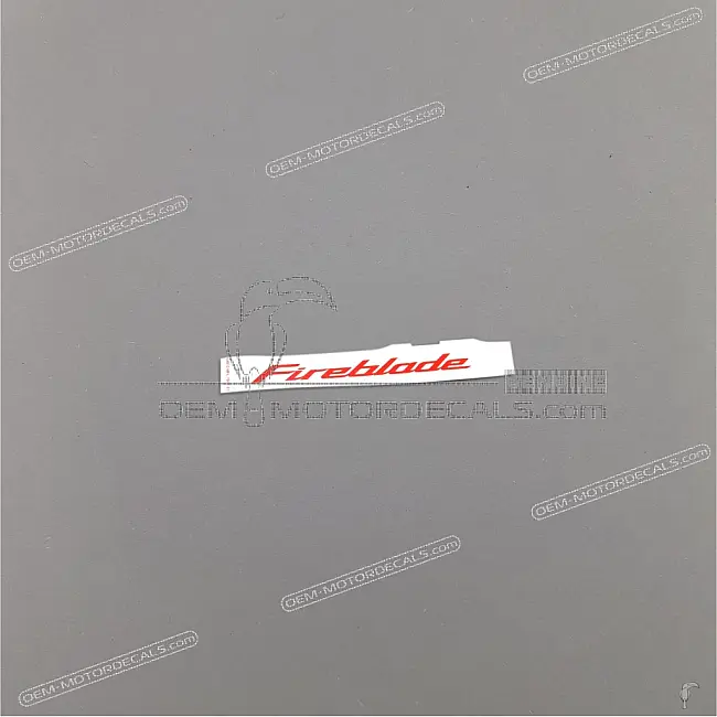 Naklejka Honda CBR1000RR na owiewkę boczną FIREBLADE OEM 64812MFL760ZC