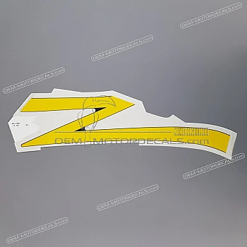 Side cowling decal, right side