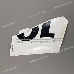 Belly pan decal, right side