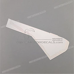 Belly pan decal, right side