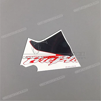 Zijpaneel sticker, rechterkant