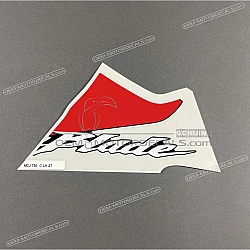 Side cowling decal, left side