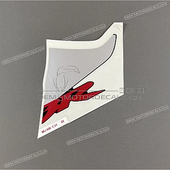 Side cowling decal, left side