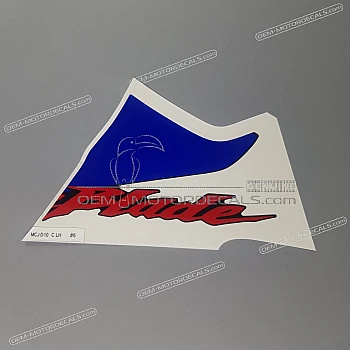 Side cowling decal, left side