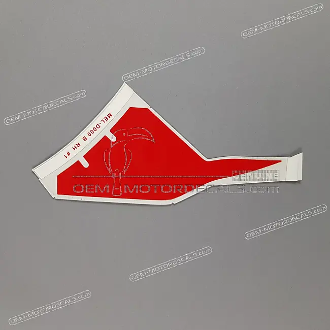 Autocollant carénage intermédiaire gauche Honda CBR1000RR Fireblade OEM 64816MELD00ZA