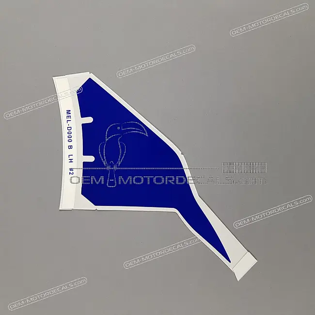 Autocollant flanc carénage central gauche Honda CBR1000RR Fireblade Côté Gauche OEM 64816MELD00ZB